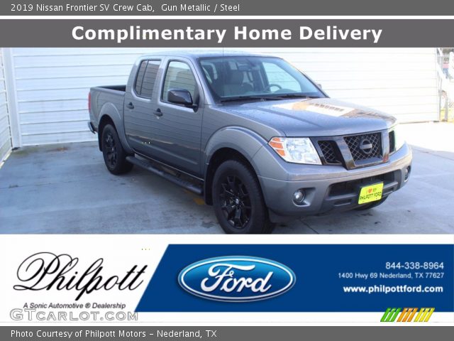 2019 Nissan Frontier SV Crew Cab in Gun Metallic