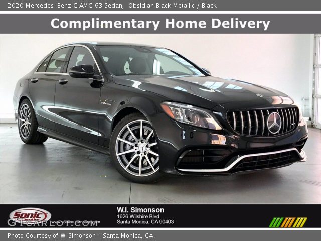 2020 Mercedes-Benz C AMG 63 Sedan in Obsidian Black Metallic