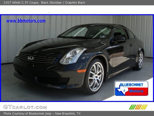 2007 Infiniti G 35 Coupe in Black Obsidian