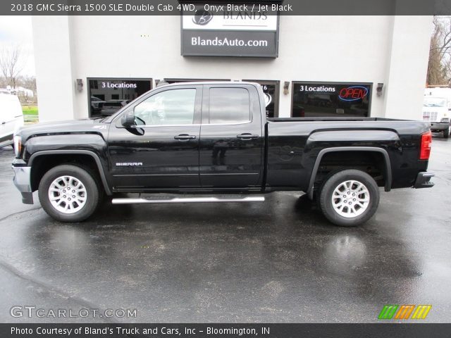 2018 GMC Sierra 1500 SLE Double Cab 4WD in Onyx Black