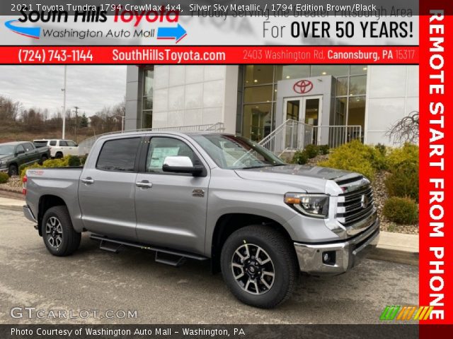 2021 Toyota Tundra 1794 CrewMax 4x4 in Silver Sky Metallic