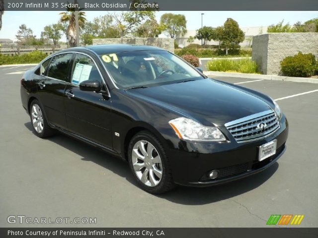 2007 Infiniti M 35 Sedan in Black Obsidian