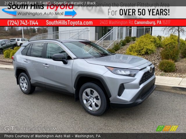 2021 Toyota RAV4 LE AWD in Silver Sky Metallic