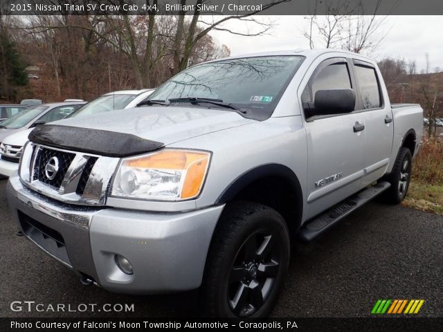2015 Nissan Titan SV Crew Cab 4x4 in Brilliant Silver