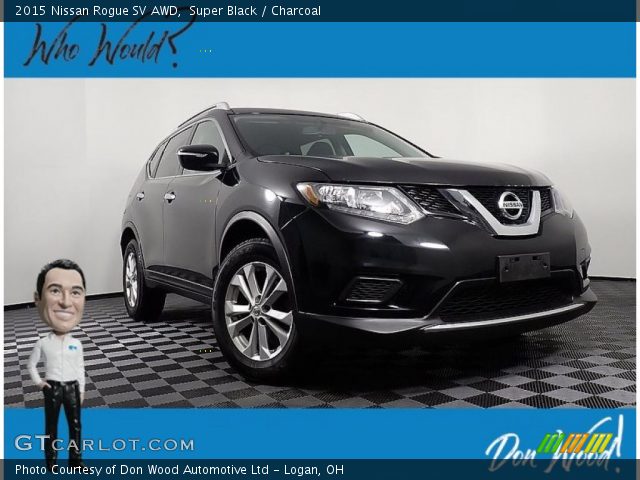 2015 Nissan Rogue SV AWD in Super Black