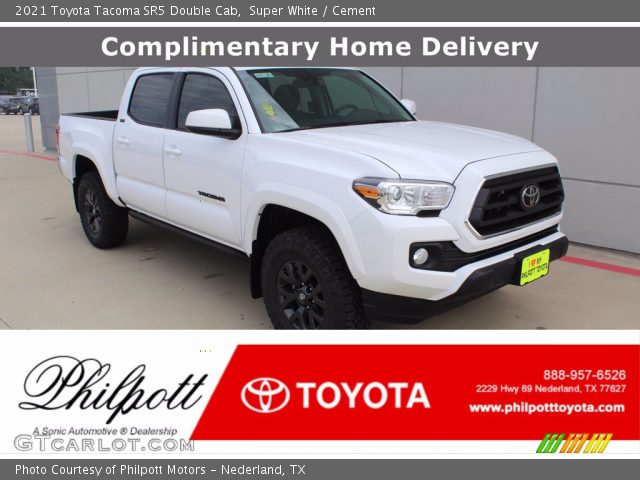 2021 Toyota Tacoma SR5 Double Cab in Super White