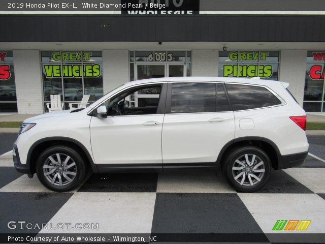 2019 Honda Pilot EX-L in White Diamond Pearl