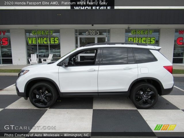 2020 Honda Passport Elite AWD in Platinum White Pearl