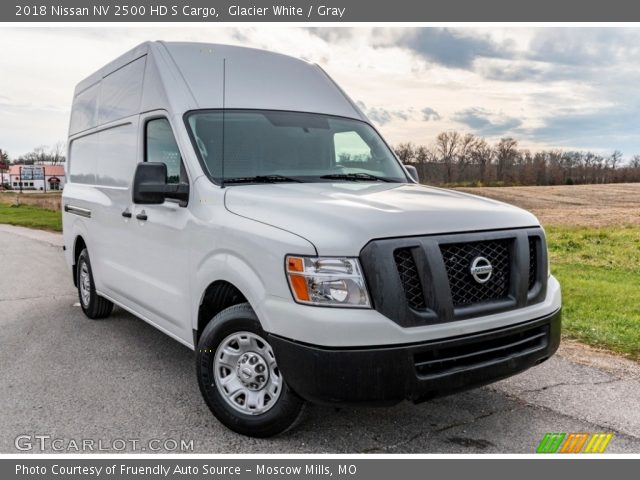 2018 Nissan NV 2500 HD S Cargo in Glacier White