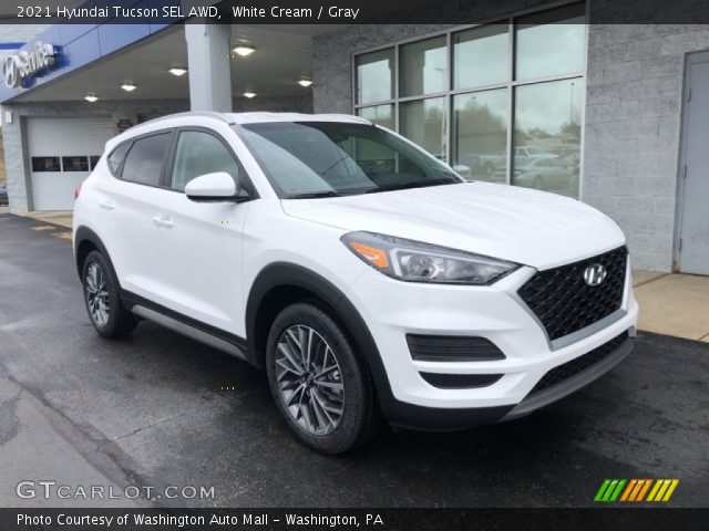 2021 Hyundai Tucson SEL AWD in White Cream