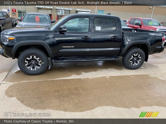 2021 Toyota Tacoma TRD Off Road Double Cab 4x4 in Midnight Black Metallic