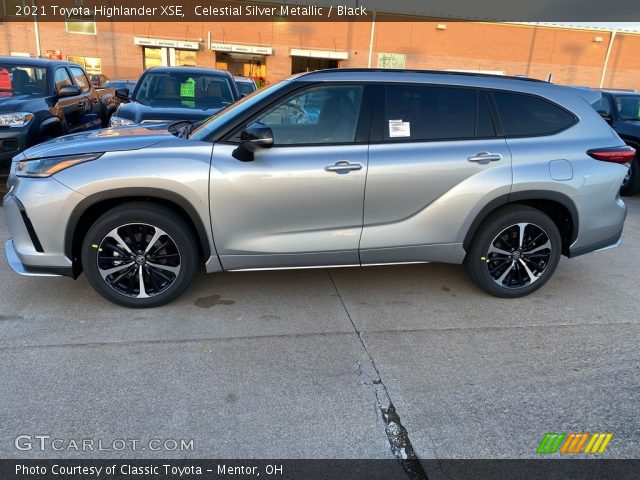 2021 Toyota Highlander XSE in Celestial Silver Metallic