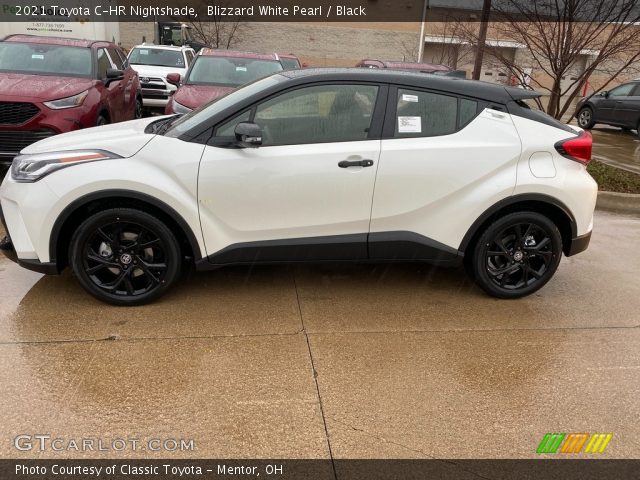2021 Toyota C-HR Nightshade in Blizzard White Pearl
