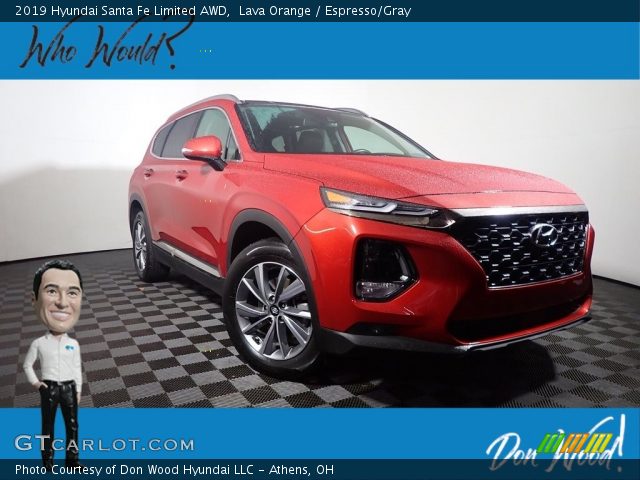 2019 Hyundai Santa Fe Limited AWD in Lava Orange