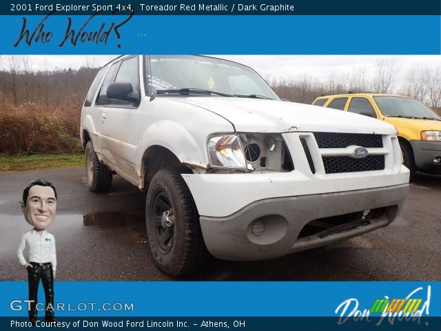 2001 Ford Explorer Sport 4x4 in Toreador Red Metallic