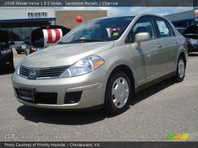 2008 Nissan Versa 1.8 S Sedan in Sandstone Metallic