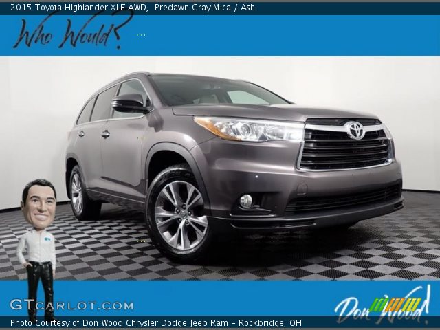 2015 Toyota Highlander XLE AWD in Predawn Gray Mica