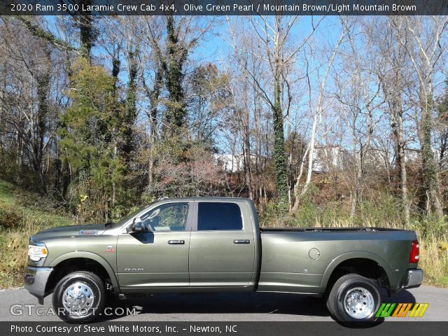 2020 Ram 3500 Laramie Crew Cab 4x4 in Olive Green Pearl
