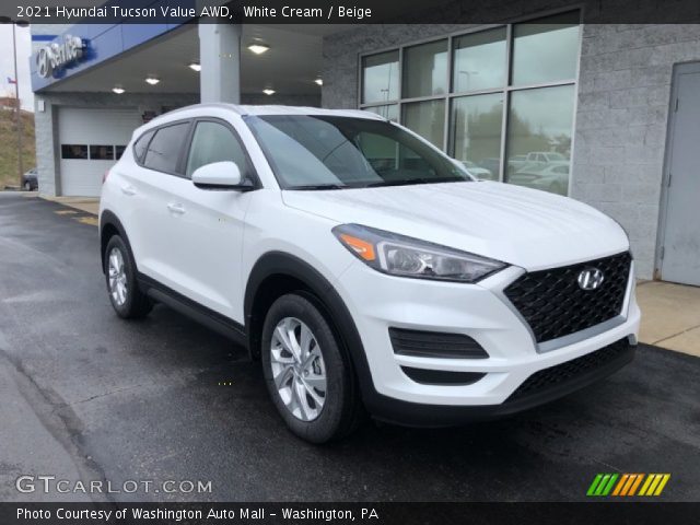 2021 Hyundai Tucson Value AWD in White Cream