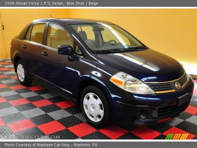 2008 Nissan Versa 1.8 SL Sedan in Blue Onyx