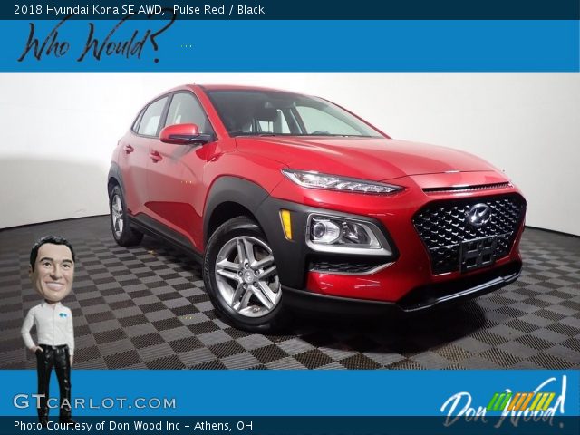 2018 Hyundai Kona SE AWD in Pulse Red