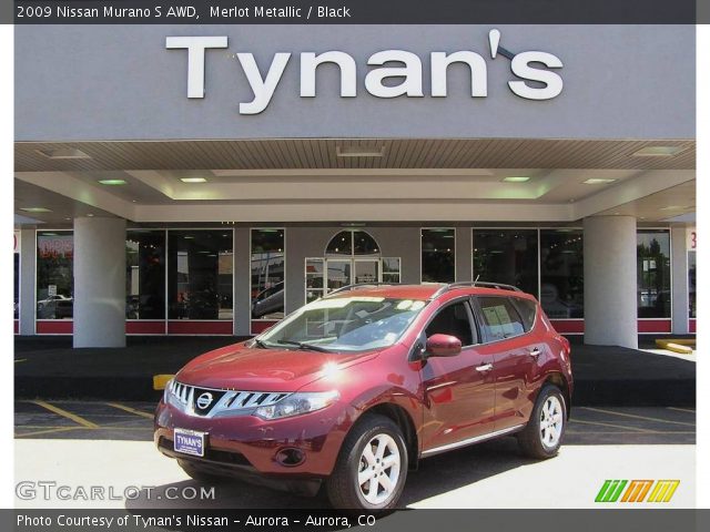 2009 Nissan Murano S AWD in Merlot Metallic