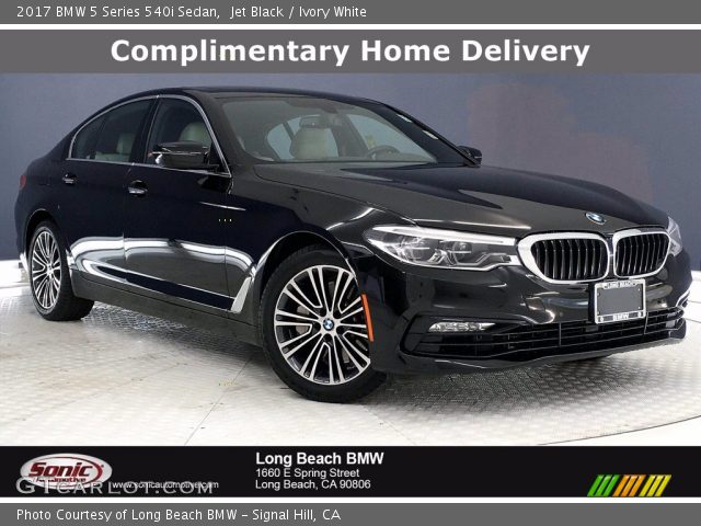 2017 BMW 5 Series 540i Sedan in Jet Black