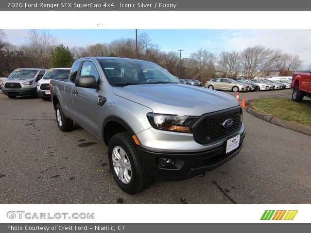 2020 Ford Ranger STX SuperCab 4x4 in Iconic Silver