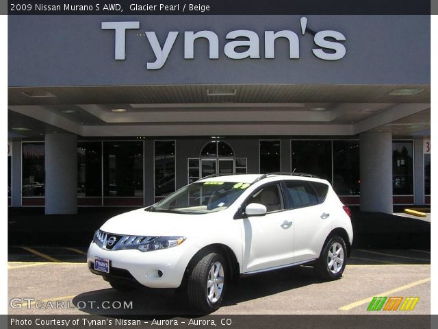 2009 Nissan Murano S AWD in Glacier Pearl