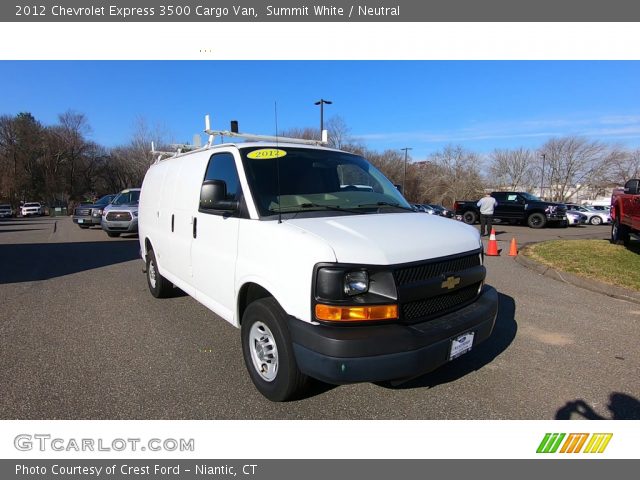 2012 Chevrolet Express 3500 Cargo Van in Summit White