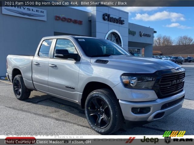 2021 Ram 1500 Big Horn Quad Cab 4x4 in Billet Silver Metallic