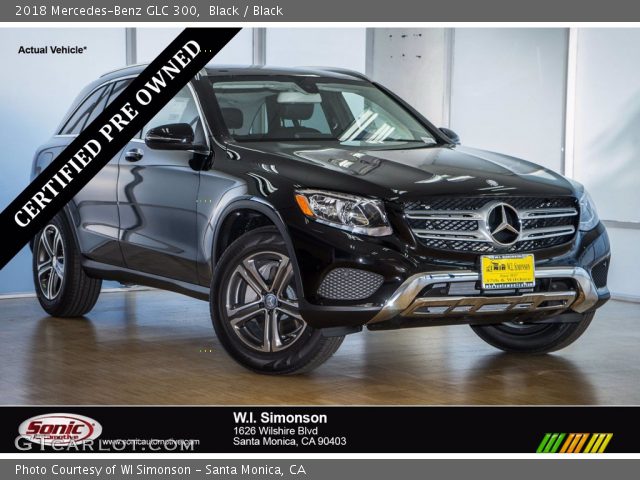 2018 Mercedes-Benz GLC 300 in Black