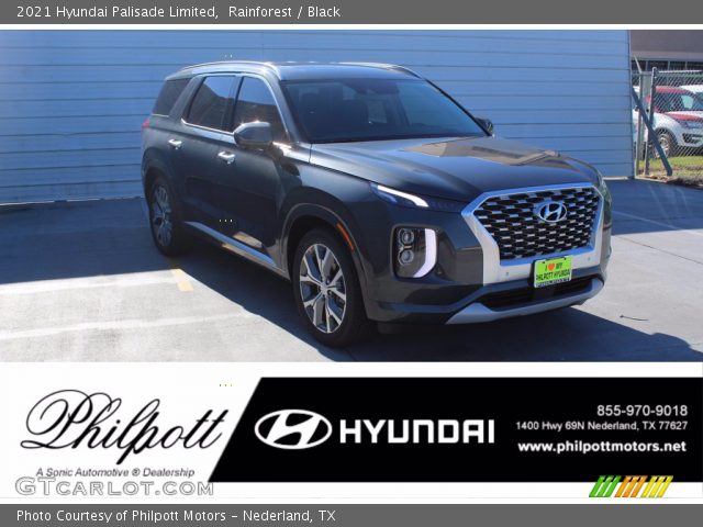 2021 Hyundai Palisade Limited in Rainforest