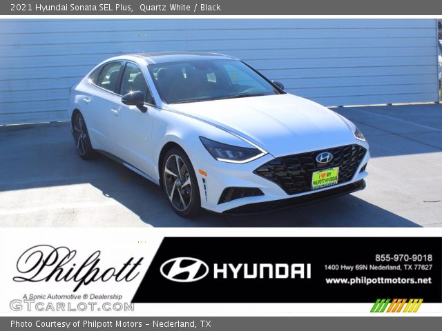 2021 Hyundai Sonata SEL Plus in Quartz White