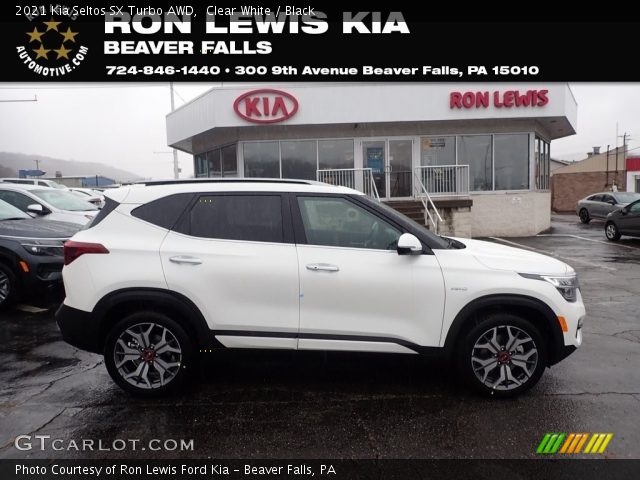 2021 Kia Seltos SX Turbo AWD in Clear White