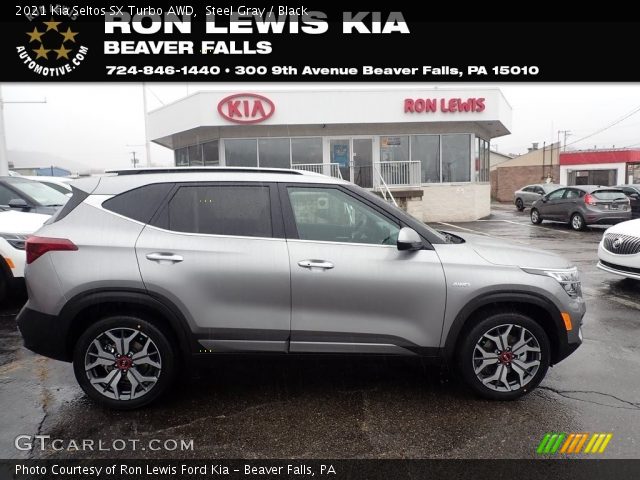 2021 Kia Seltos SX Turbo AWD in Steel Gray