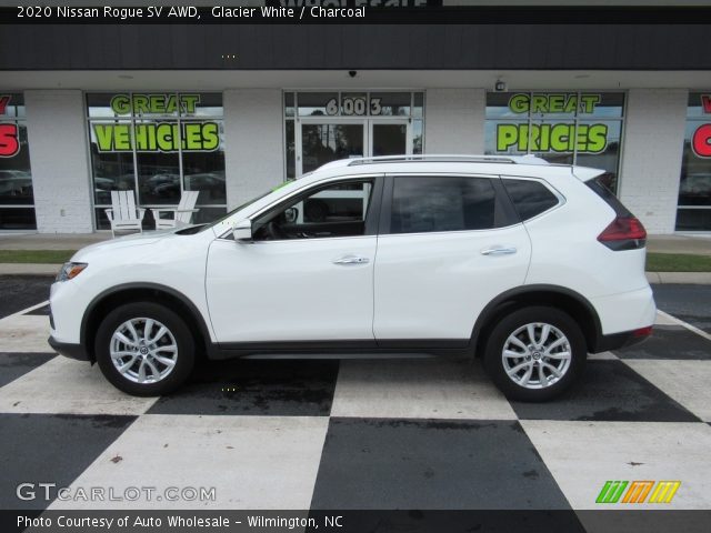 2020 Nissan Rogue SV AWD in Glacier White