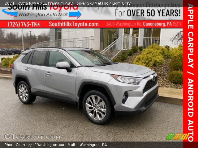 2021 Toyota RAV4 XLE Premium AWD in Silver Sky Metallic