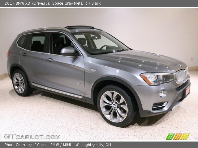 2017 BMW X3 xDrive35i in Space Gray Metallic