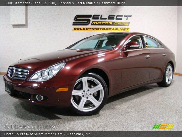 2006 Mercedes-Benz CLS 500 in Bordeaux Red Metallic