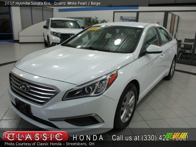 2017 Hyundai Sonata Eco in Quartz White Pearl