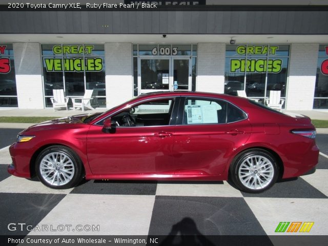 2020 Toyota Camry XLE in Ruby Flare Pearl