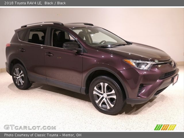 2018 Toyota RAV4 LE in Black