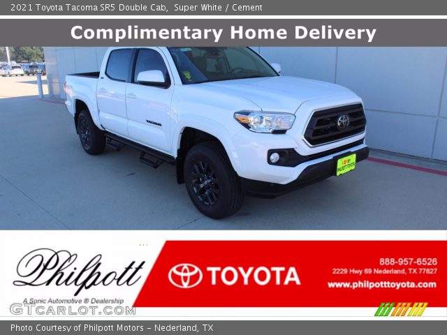 2021 Toyota Tacoma SR5 Double Cab in Super White