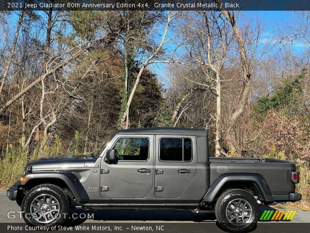 2021 Jeep Gladiator 80th Anniversary Edition 4x4 in Granite Crystal Metallic