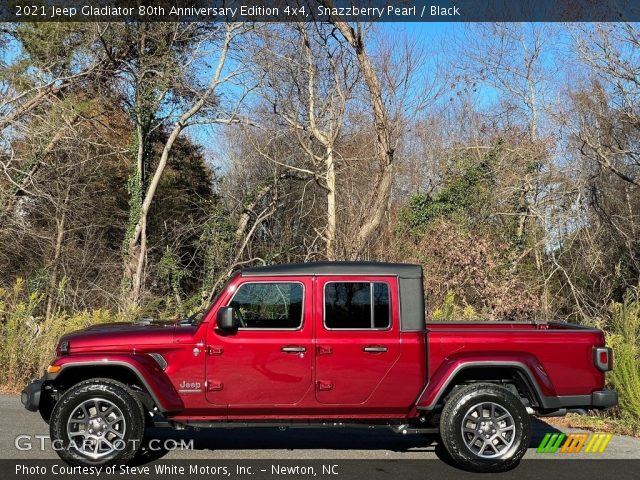 2021 Jeep Gladiator 80th Anniversary Edition 4x4 in Snazzberry Pearl
