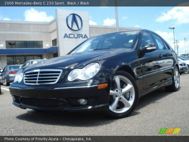 2006 Mercedes-Benz C 230 Sport in Black