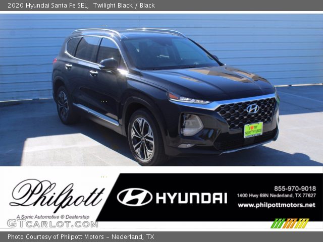 2020 Hyundai Santa Fe SEL in Twilight Black