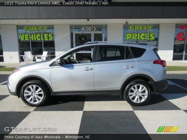 2015 Toyota RAV4 Limited AWD in Classic Silver Metallic