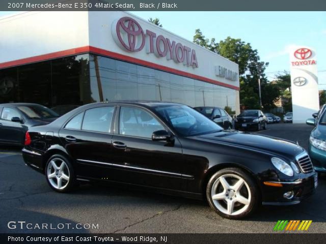 2007 Mercedes-Benz E 350 4Matic Sedan in Black